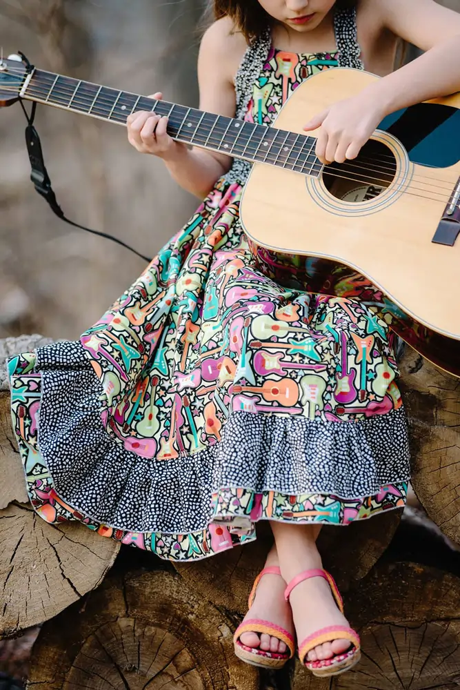 ruffled skirt dress