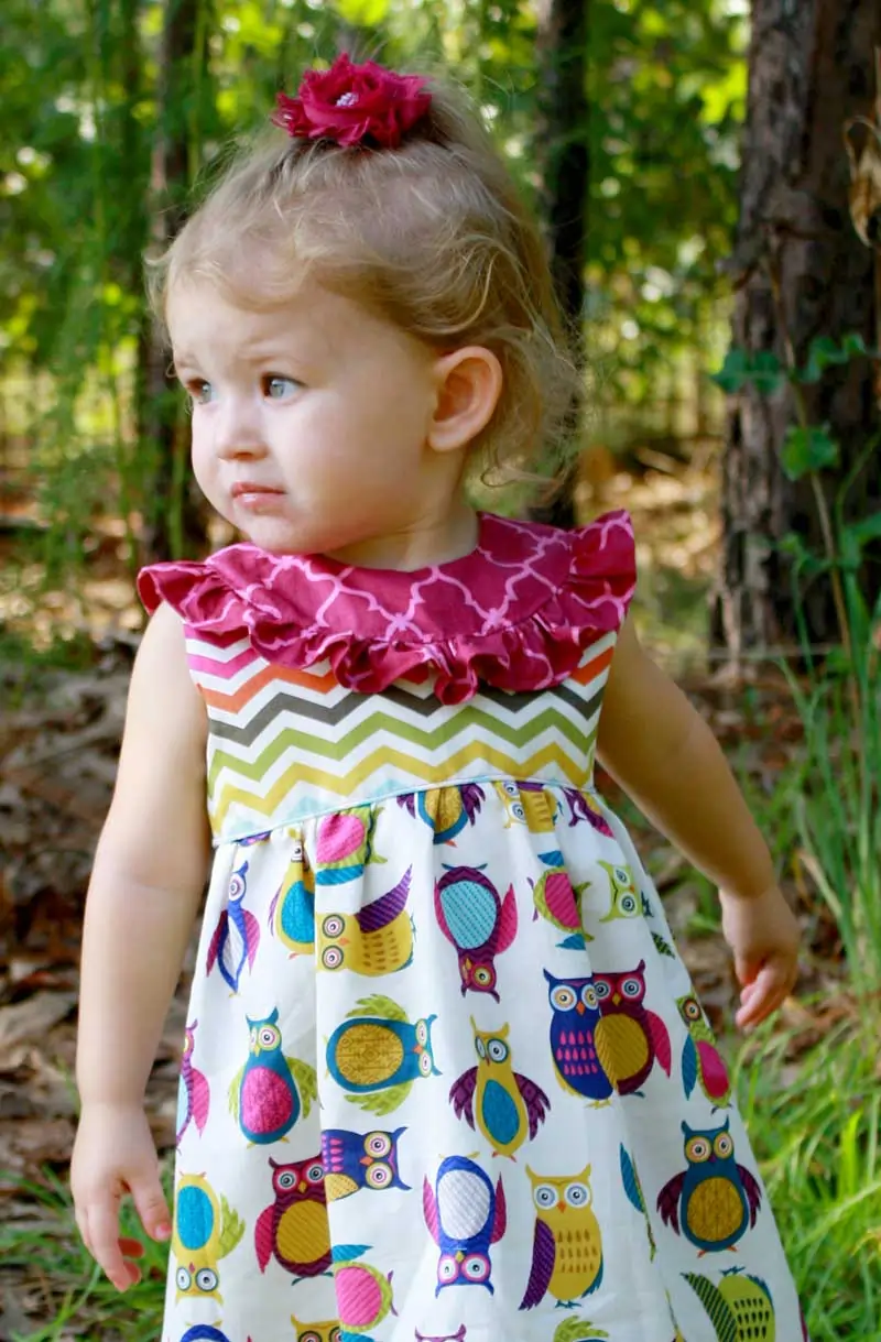 Alana baby dress sewing pattern