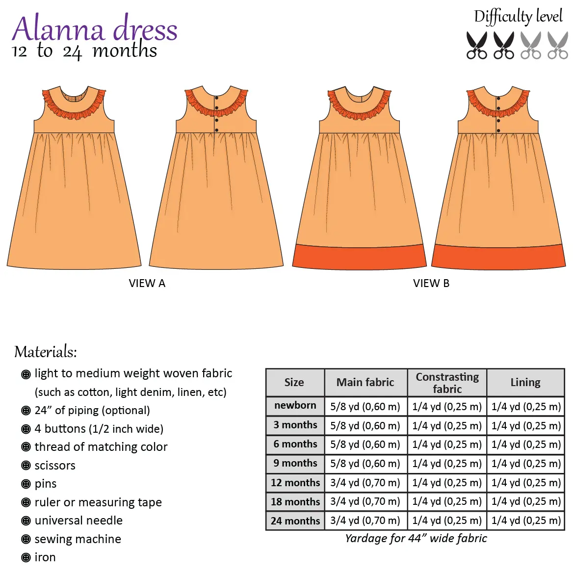 Alana dress design